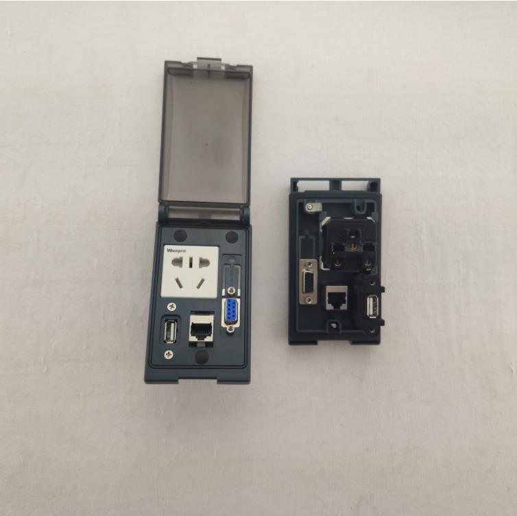 Многофункциональный интерфейс передней панели с разъемом питания DB9 USB и разъемом RJ45