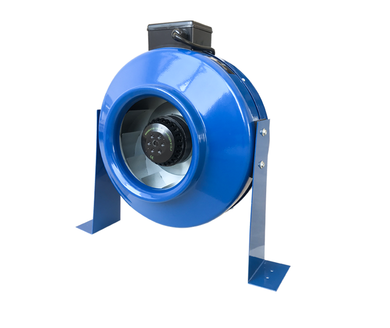 12 inch Inline Duct Fan Single-phrase AC Motor Mixed Flow Inline Fan Hydroponics Inline Exhaust Fan for USA
