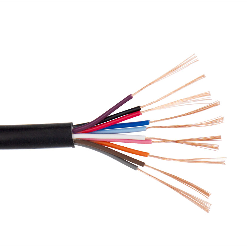 Кабель RVV AVVR 10*0, 3 мм2 24awg 10 ядер 110 В 220 в 300 в полностью медная линия управления сигнализацией питания, водонепроницаемая