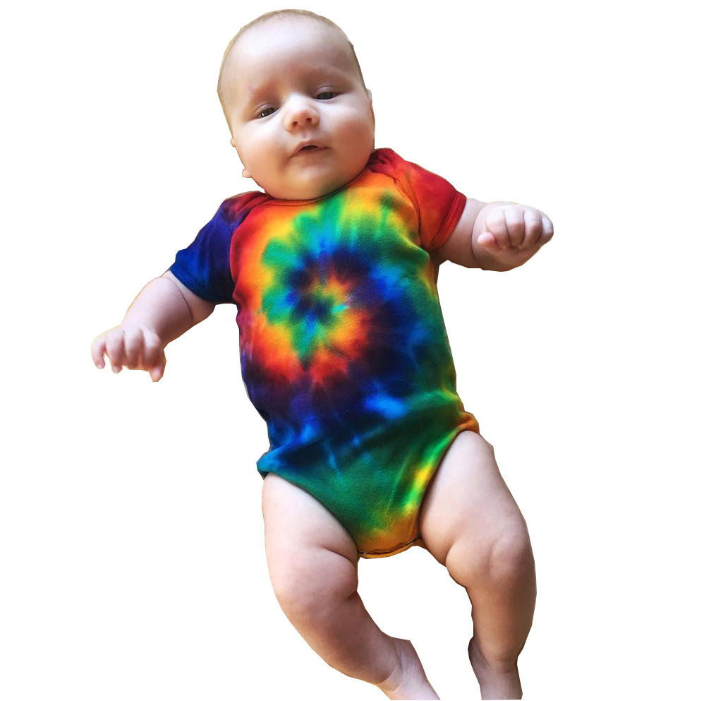 Оптовая продажа Детские комбинезоны Tie Dye Boutique детская одежда Tie Dye Детские боди