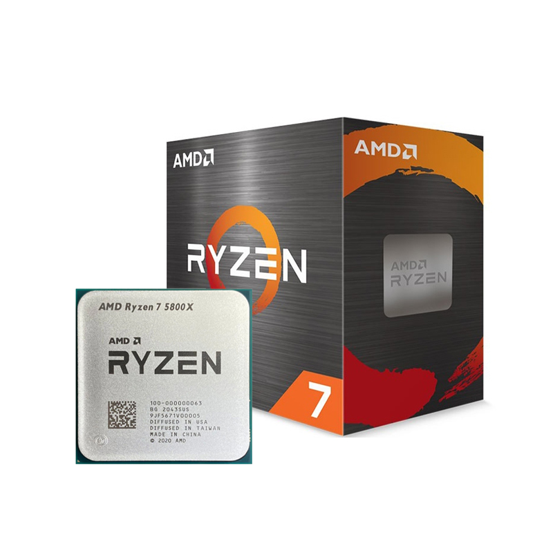 brand new cpus R yzen 7 5800x cpu scrap gaming cpu processor 8-core 16-Thread Unlocked Desktop Processor