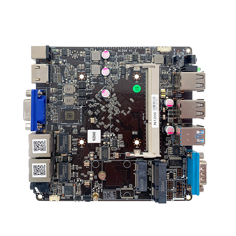 Dual Lan Mini Itx маленькая плата 12*12 см интегрированная четырехъядерная N2940 N2840 безвентиляторная X86 Rs232 мини-Настольная материнская плата ПК