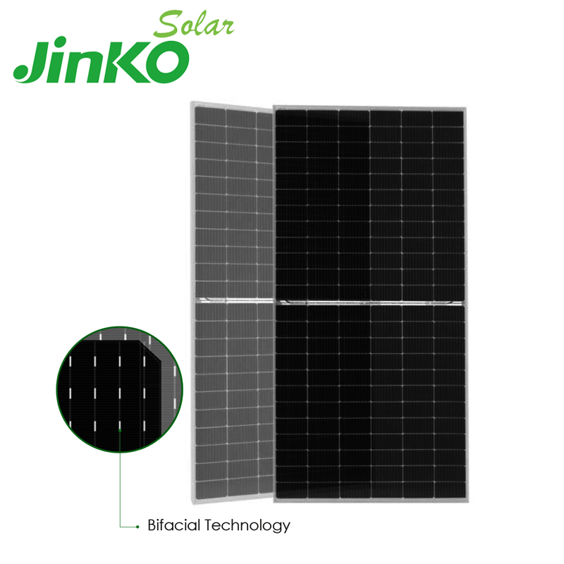 Jinko solar panel tier 1 bifacial double glass solar module 182mm 144cells 540w 545w 550w 555w monocrystalline pv panels