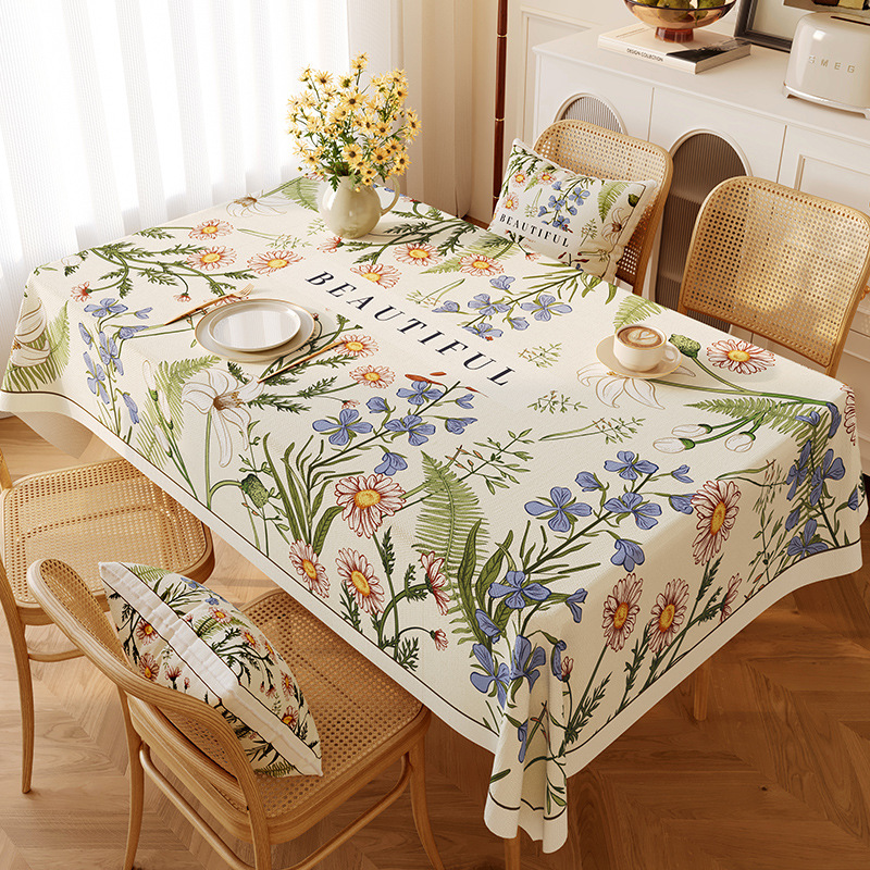 Wholesale water proof table cloth with customer design printed tablelinen