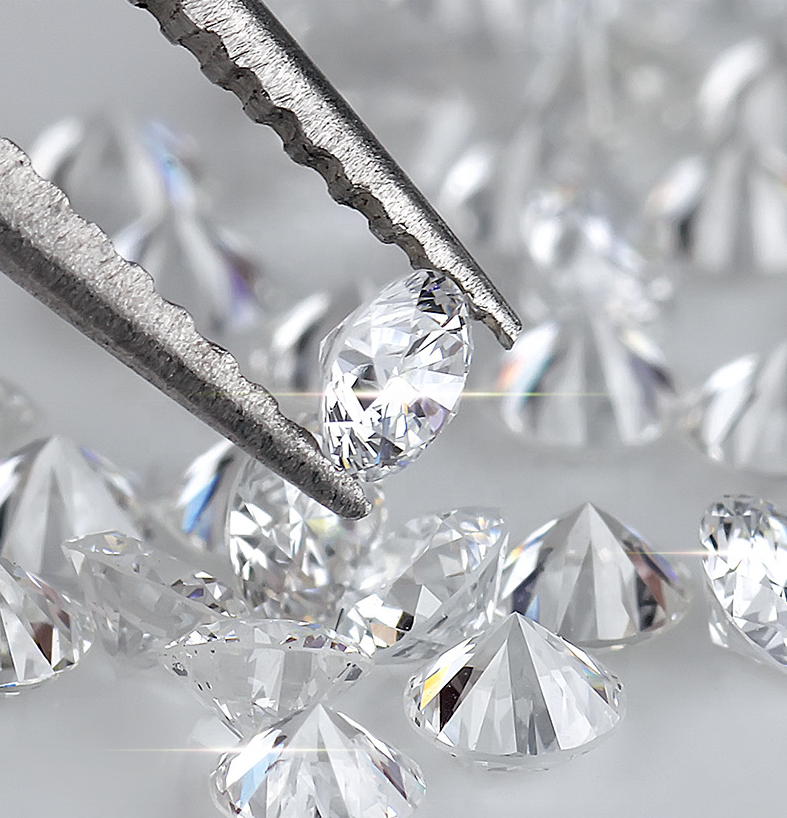 Высокое качество VVS2 четкость 1 карат Круглый вырез GIA натуральный свободный алмаз цена