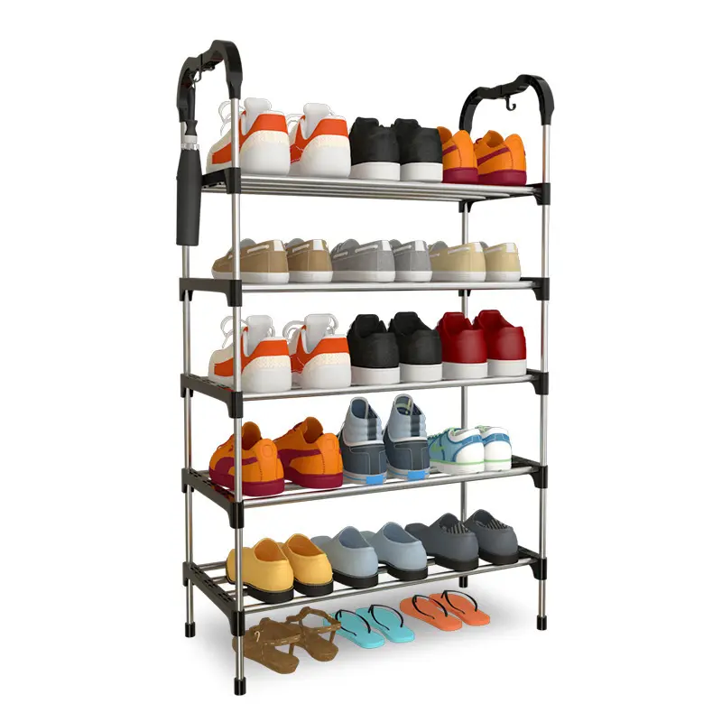 Hot Sale Shoe Rack with Handles stackable Shoe Racks, Expandable & Adjustable Shoe Organizer cabinet Storage Shelf,