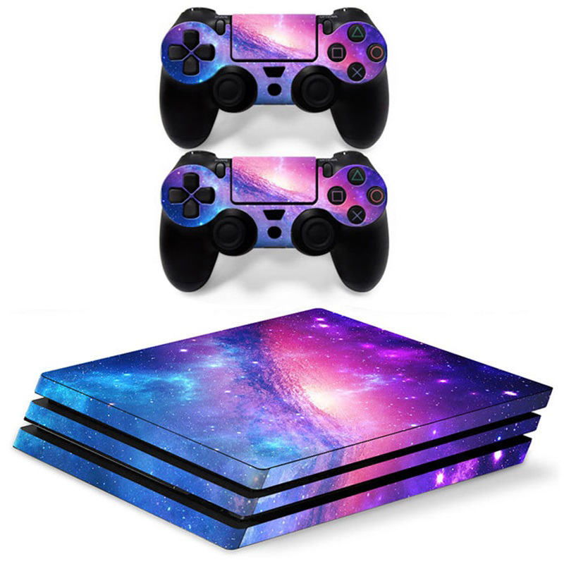 Виниловая наклейка для консоли PlayStation PS4 Pro и контроллера