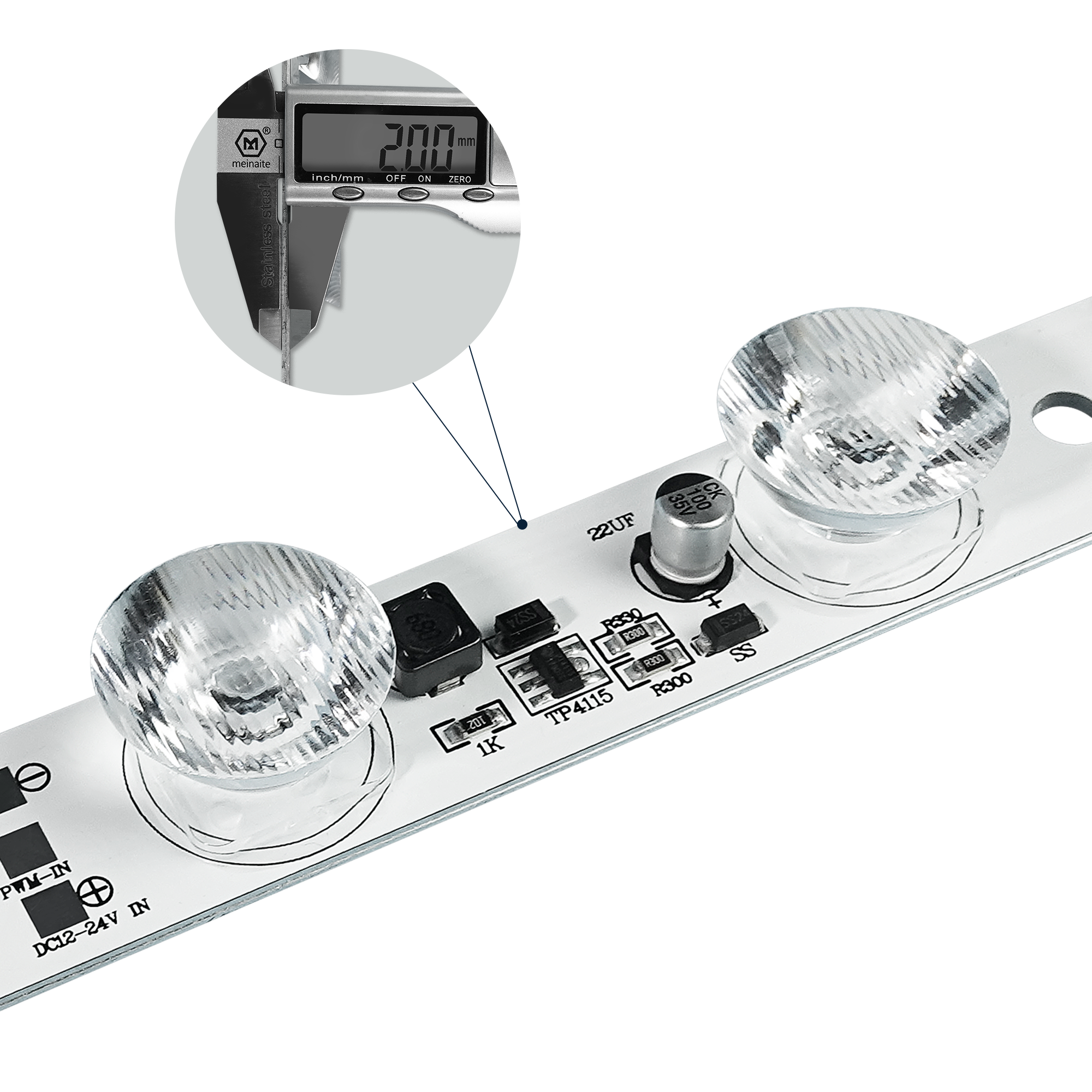 Edgelight EM470 type high brightness led strips