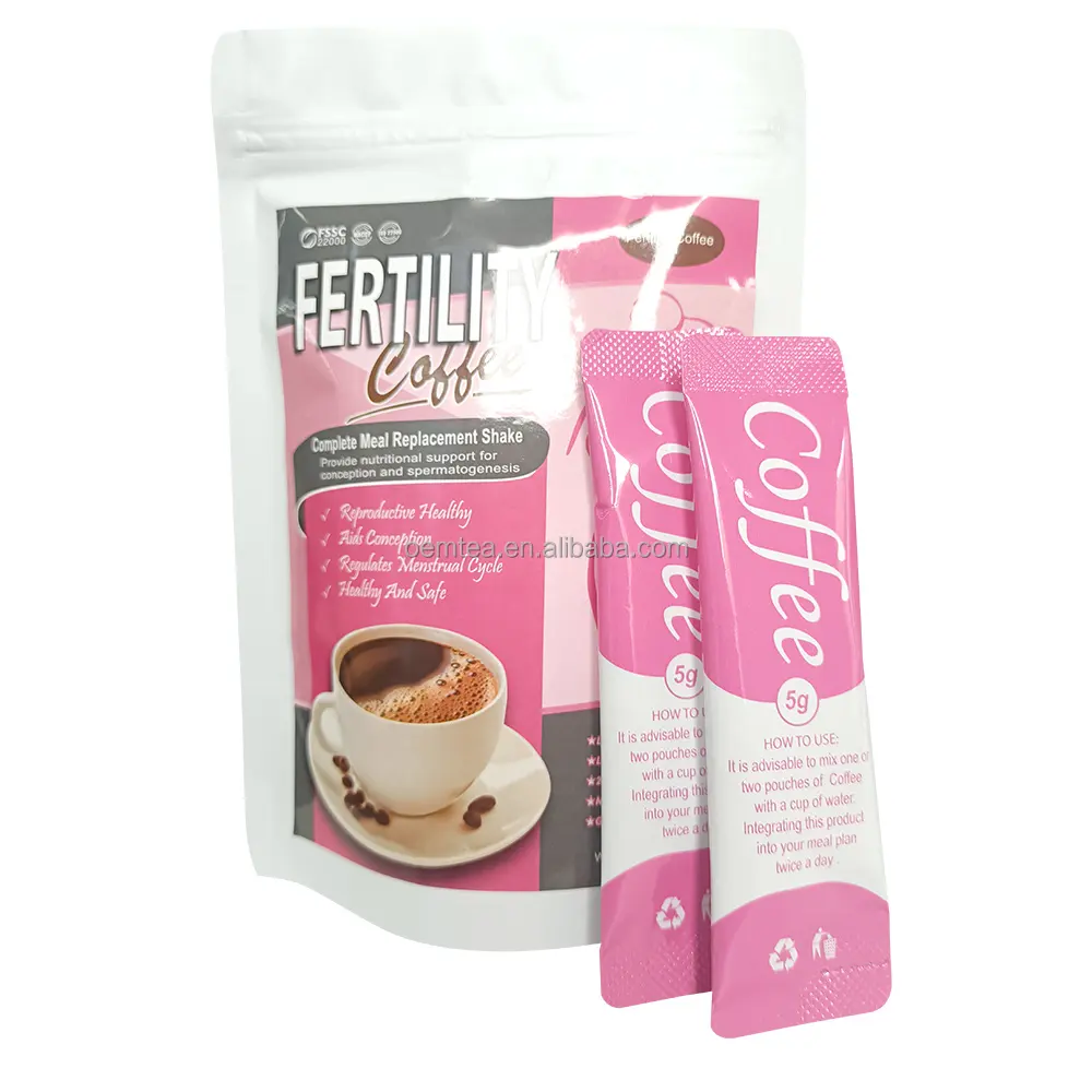 Wholesale Women Female Fertility Coffee herbal ingredients for woman