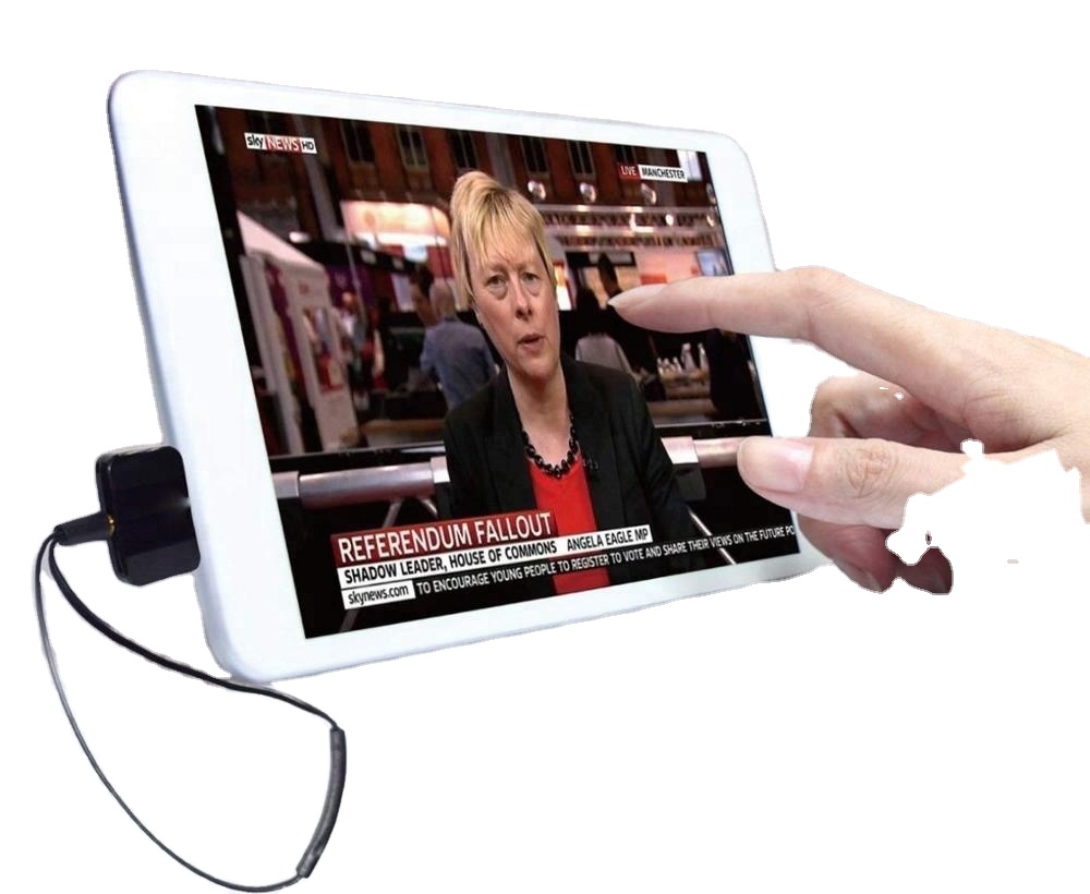 Цифровой micro usb tv тюнер apk hevc mini dvb t2 android smart stick pad tv для телефона и планшета
