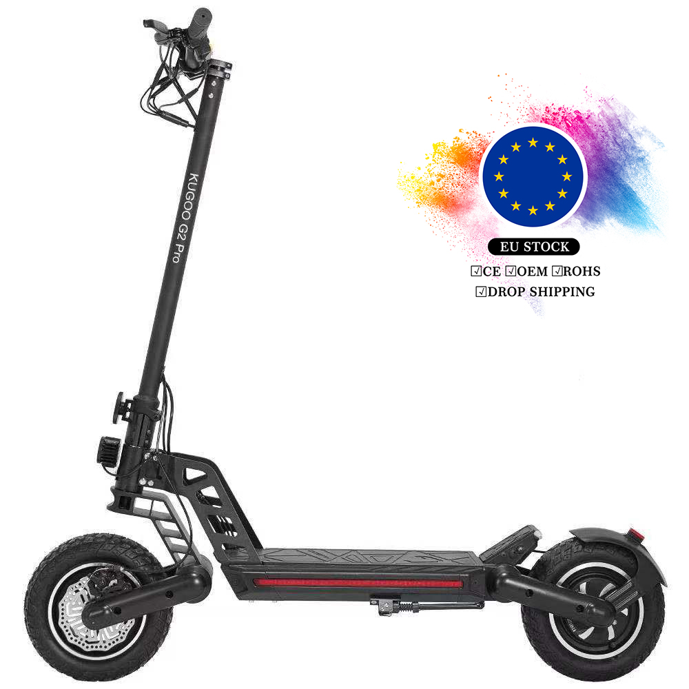 Высокоскоростные Моторизованные электрические скутеры KUGOO G2 PRO 48 в 800 Вт со склада в ЕС, 31 миль/ч, Прямая поставка