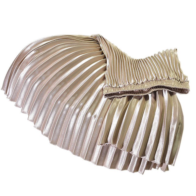 2021 autumn and winter new chic high waist retro Pleated skirt