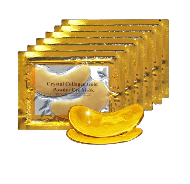 Ready to Ship anti aging 24k gold collagen eye mask under eye patches hydrogel