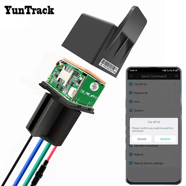 CJ720 Wired locator Cut Oil Remotely Hidden Secretly Car Alarm Wired Private Car Motorcycle Bike GPS Tracker