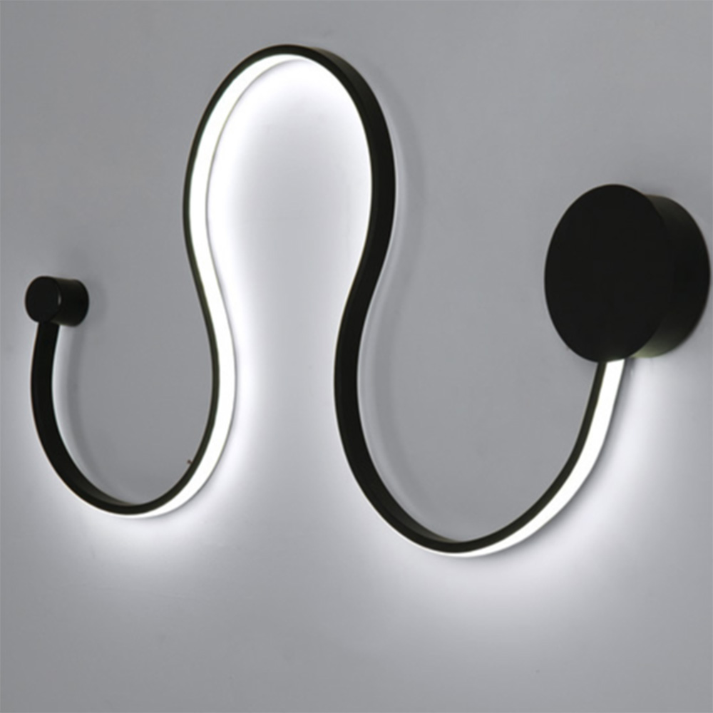 LED Simple Snake Line Wall lamp Indoor Modern Living Room Sofas Long Strip Wall Sconce Light Home Decor