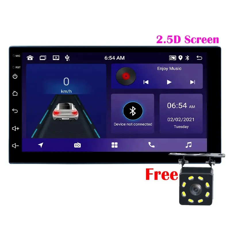 Car Android Navigation 7'' Touch Screen With Radio Usb Wifi Mirror Link Car Radio Dvd Gps Player Car Mp5 Player