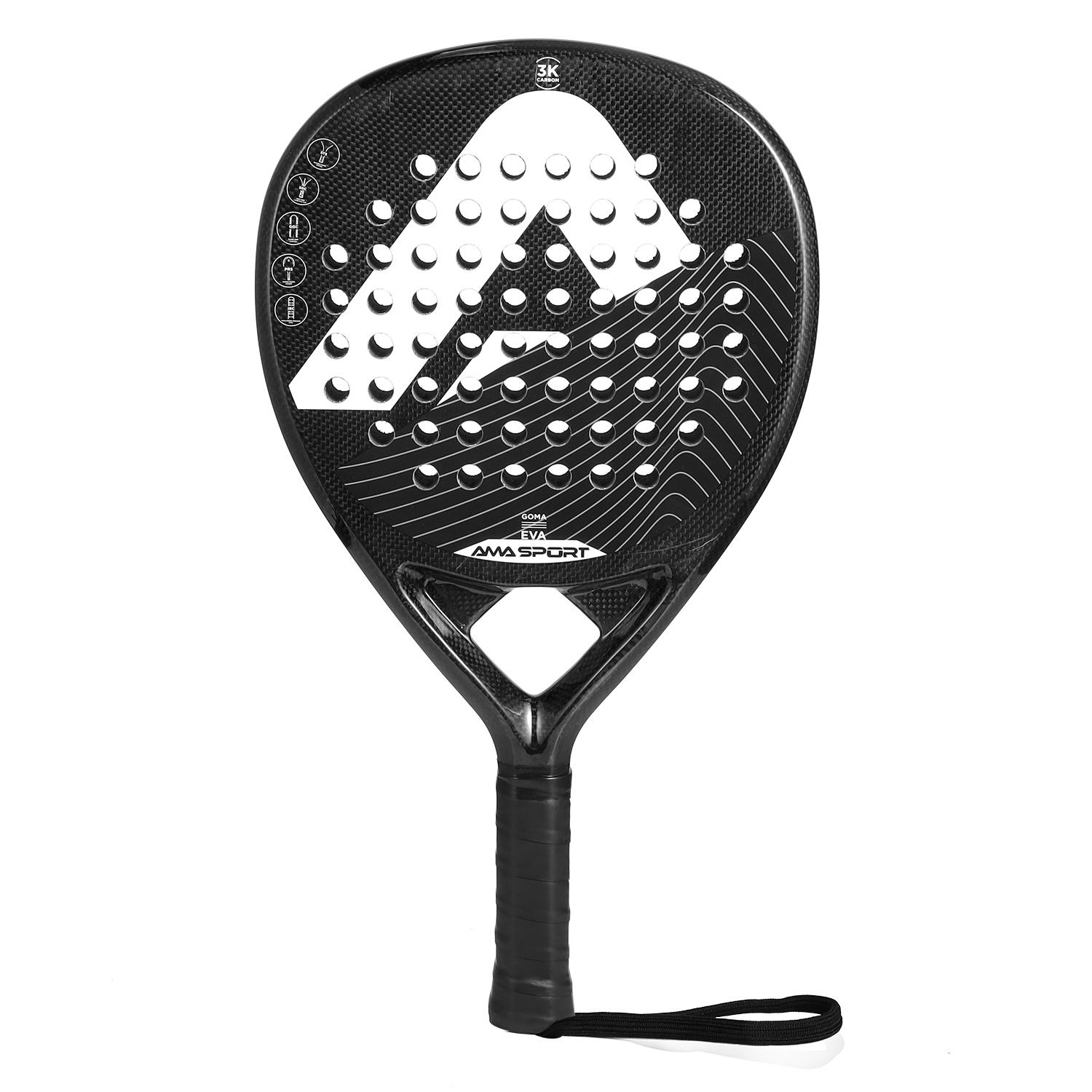 AMA SPORT P42 Mold 3K Carbon Paddle Racket Padel Tennis Racket/Shovel/Bat