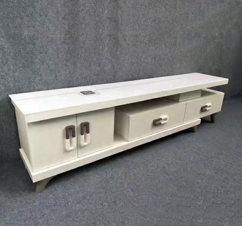 Modern cheap wooden new MDFwhite tv stand furniture for living room