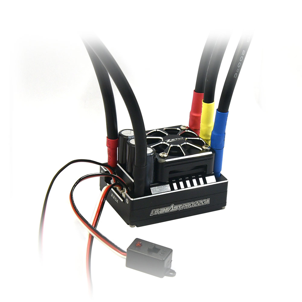 ZTW Beast Pro 1/8 220A turbo ESC для радиоуправляемого автомобиля