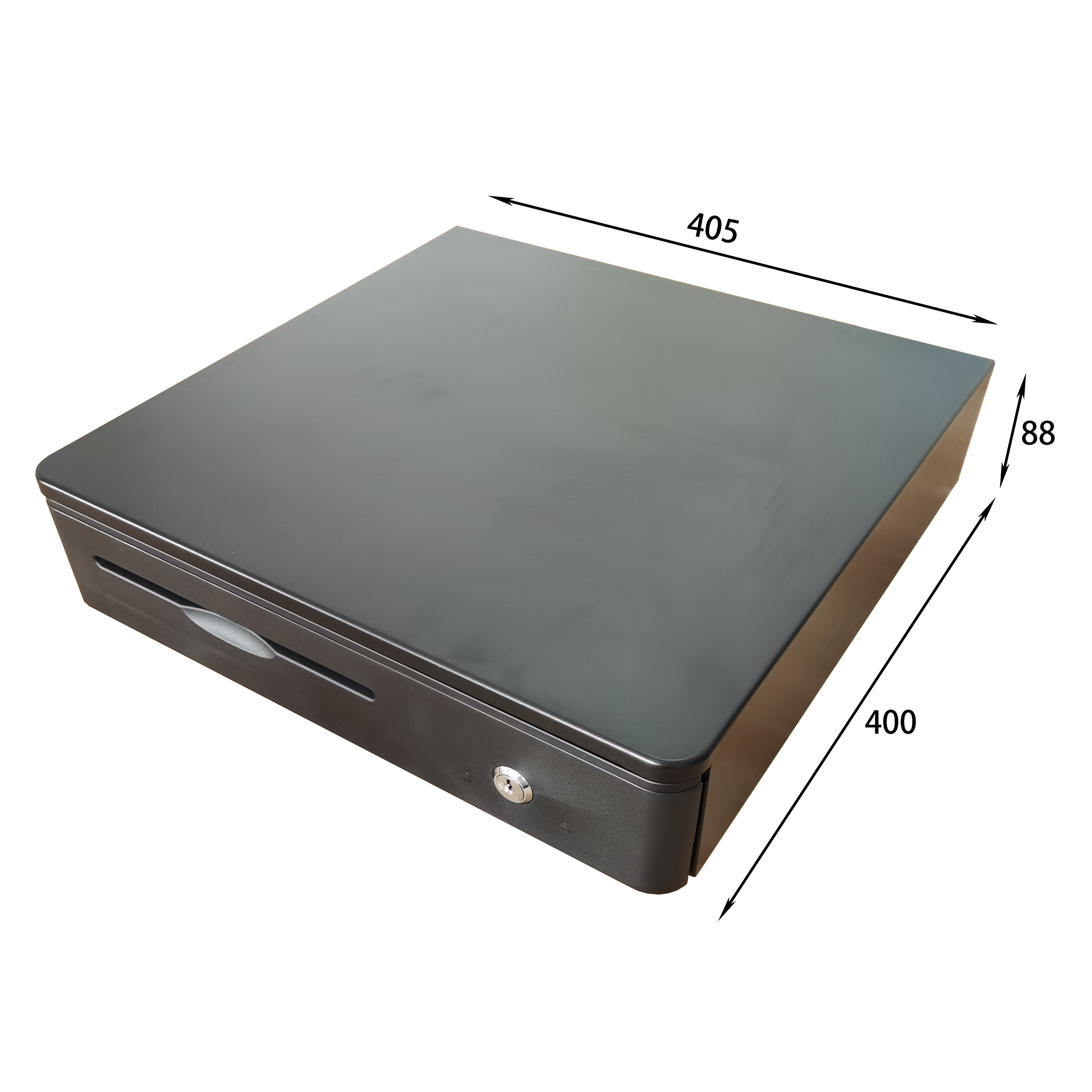 Cheap and easy-to-use cash drawer with customizable banknote pattern