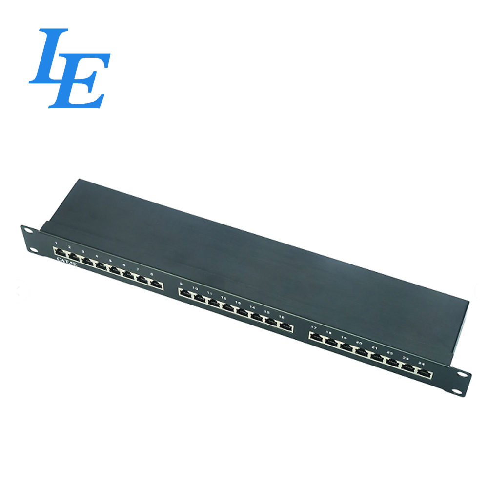 1U FTP 24 порта CAT5E ethernet krone IDC патч-панель для сети