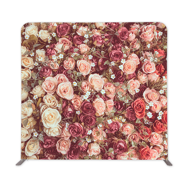 Customized Double sided flower wall stand high quality flower wall backdrop for wedding party