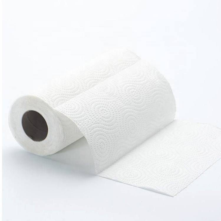Absorbent Virgin Pulp Kitchen Towel Roll Customized Brand Kitchen Towel Roll