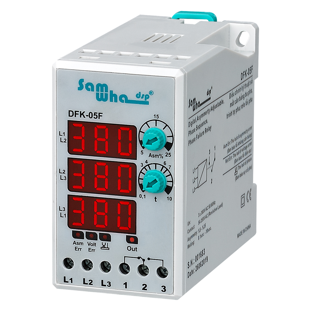 Samwha-dsp (OEM/ODM) 3 фазы напряжения реле контроля