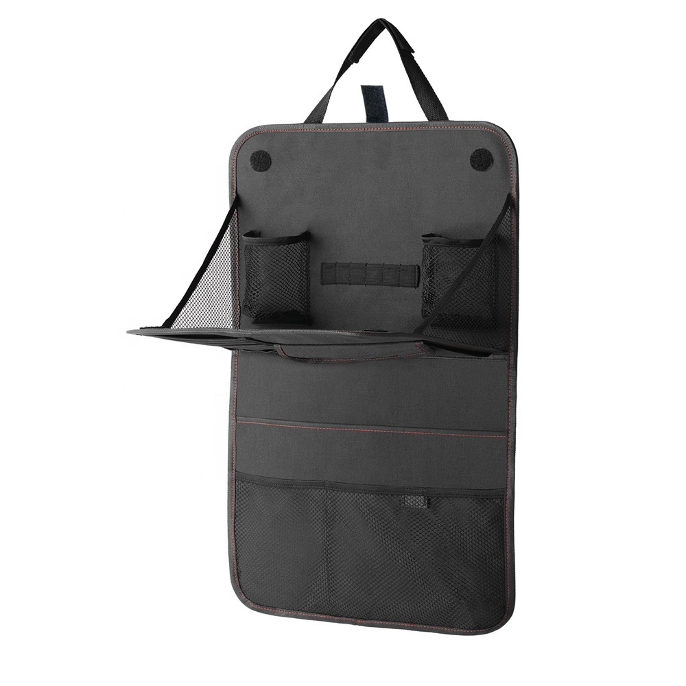 Luxury Car Backseat Organizer Cup Holder Food Tray Rear Seat Organizer