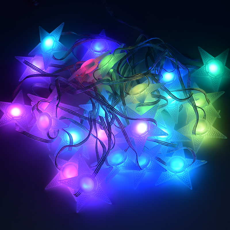 5m/10m Outdoor String Lights Color Changing RGB Dimmable Patio Lighting for Backyard Garden Tree Lights Shatterproof with Remote