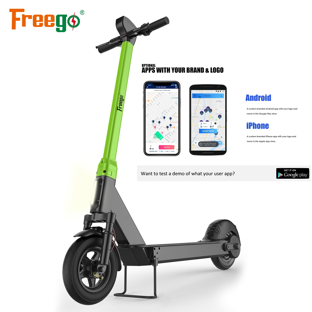 2020 Freego по прейскуранту завода новый аккумулятор безопасность открытиея кабели скрытые GPS Прокат общественного общий электрический скутер с телефон приложение