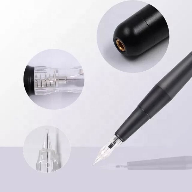 Татуировочные иглы высокого качества ATTO, машинка для перманентного макияжа, 10 шт. игл-картриджей, иглы для бровей и бровей