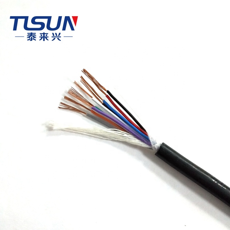 Кабель управления PUR Сертифицированный CE 9 сердечников * 24AWG YY многожильный кабель управления