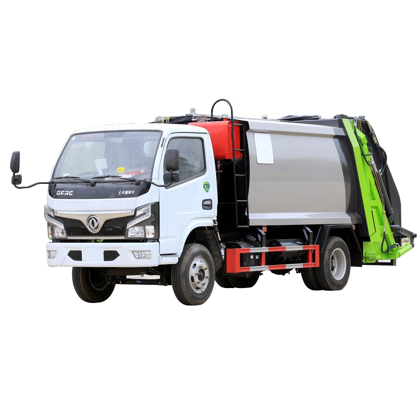 Garbage truck Dongfeng mini size 5 m3 waste collect and compressed truck for Africa