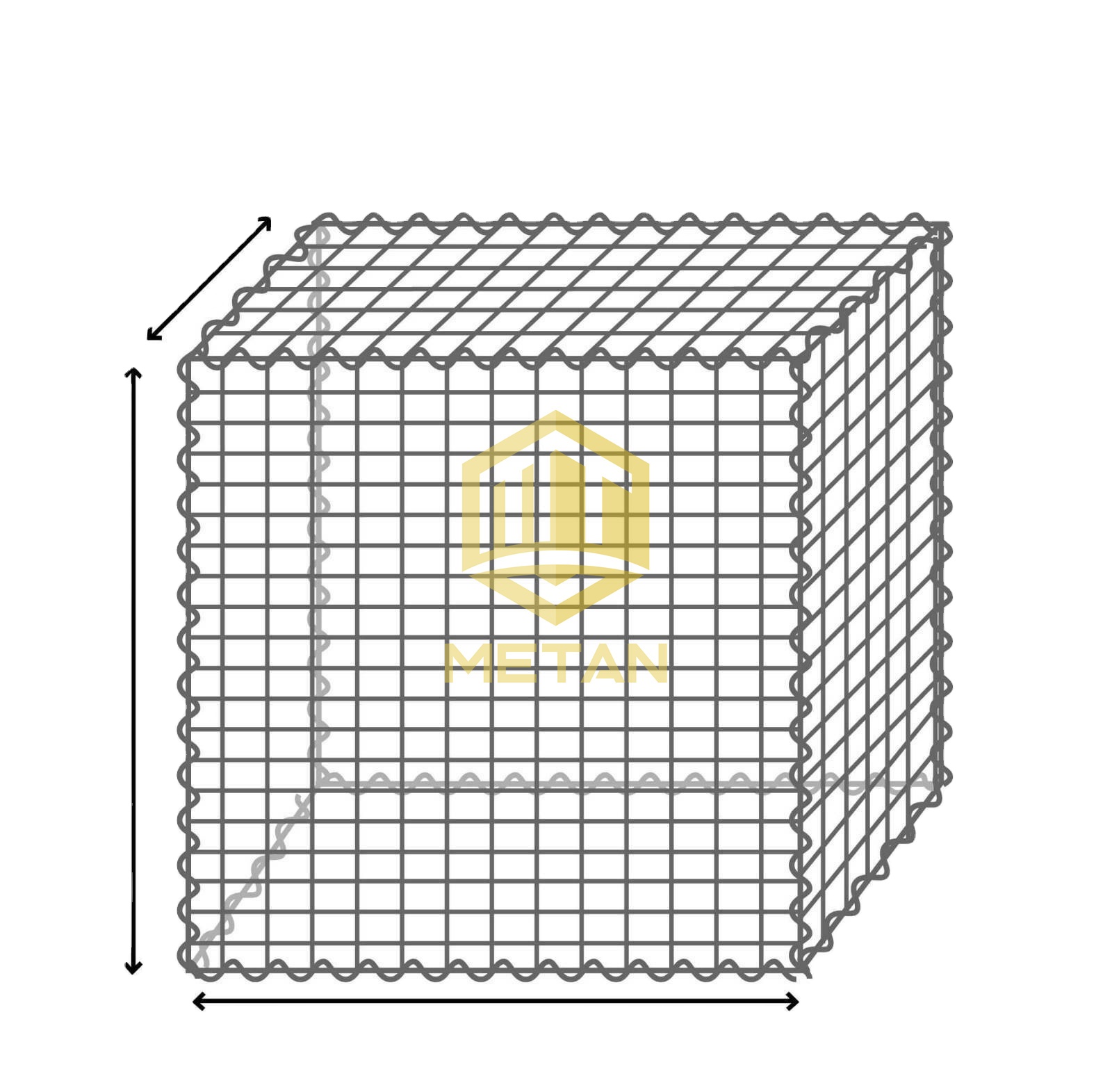 European Park building, hot-dip galvanized welded gabion box, welded gabion wall, basket