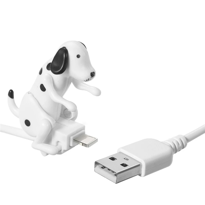 Новинка, Забавный милый портативный USB-кабель для домашних животных, далматинская игрушка, гаджет, зарядное устройство, кабель для передачи данных, совместимый с мобильным телефоном, микро-USB