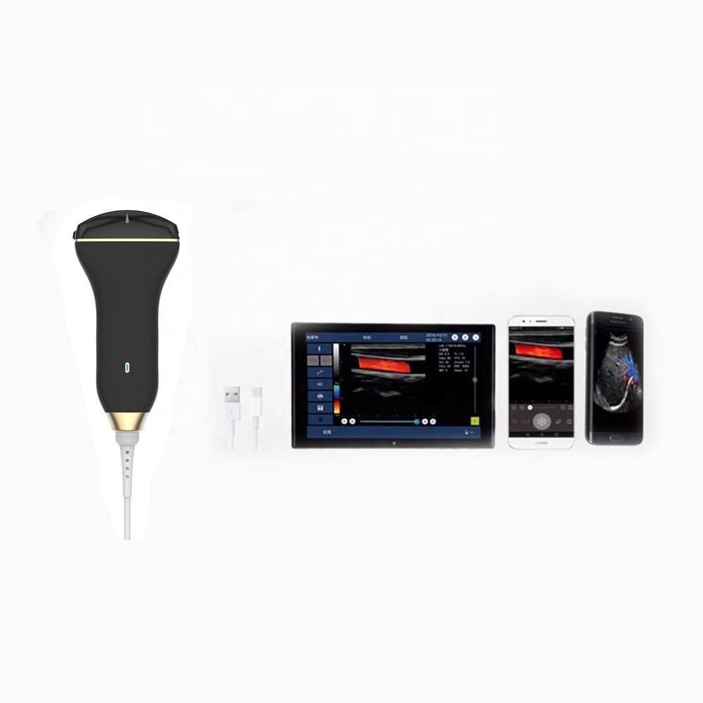 GYGN-CE медицинская C30C цветная doppler выпуклая USB портативная ультразвуковая машина для подключения смартфона/ноутбука/компьютера для диагностики
