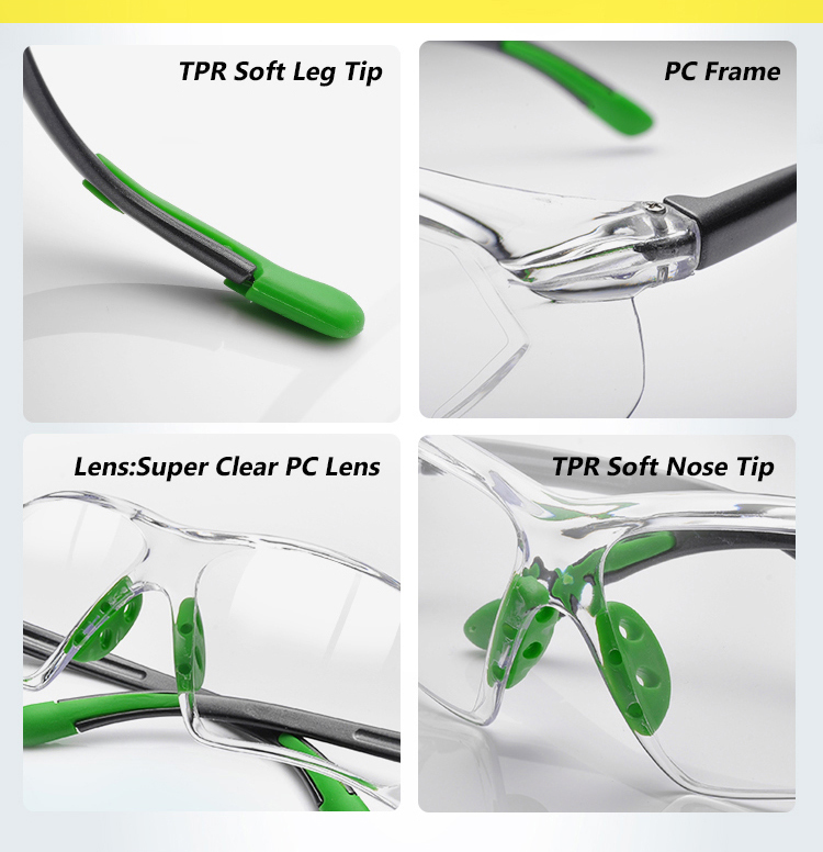 Anti Fog Protective Safety Glasses Eye Protection ANSI Z81 UV400