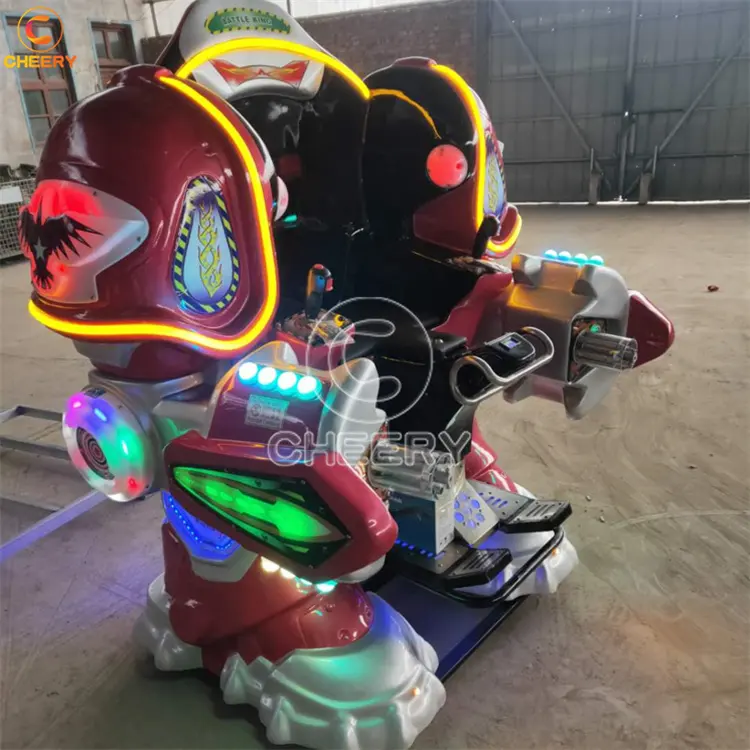 Детский робот-аттракцион с дистанционным управлением и вращением на 360 градусов
