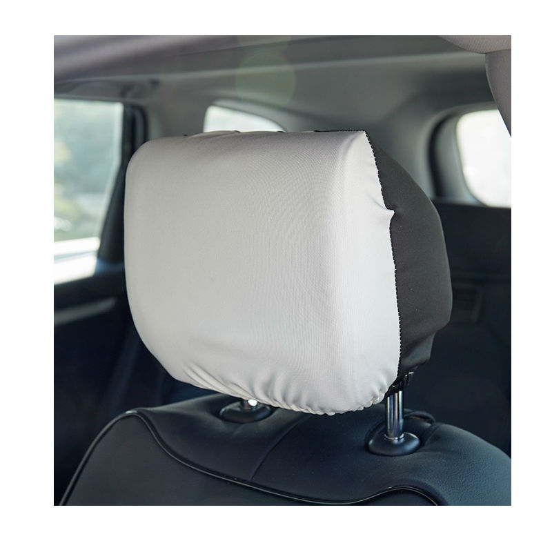 Custom Design Polyester Bus Diy Photo Print Headrest Cover Sublimation Blank Car Head Rest Cover