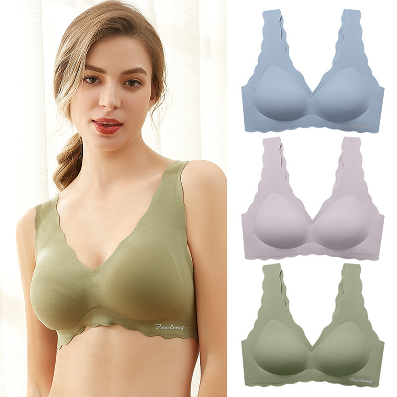 Seamless Lace Sports Bra, Thin Cup Style, Sexy Push Up Bra, Silk, High Quality, A Piece