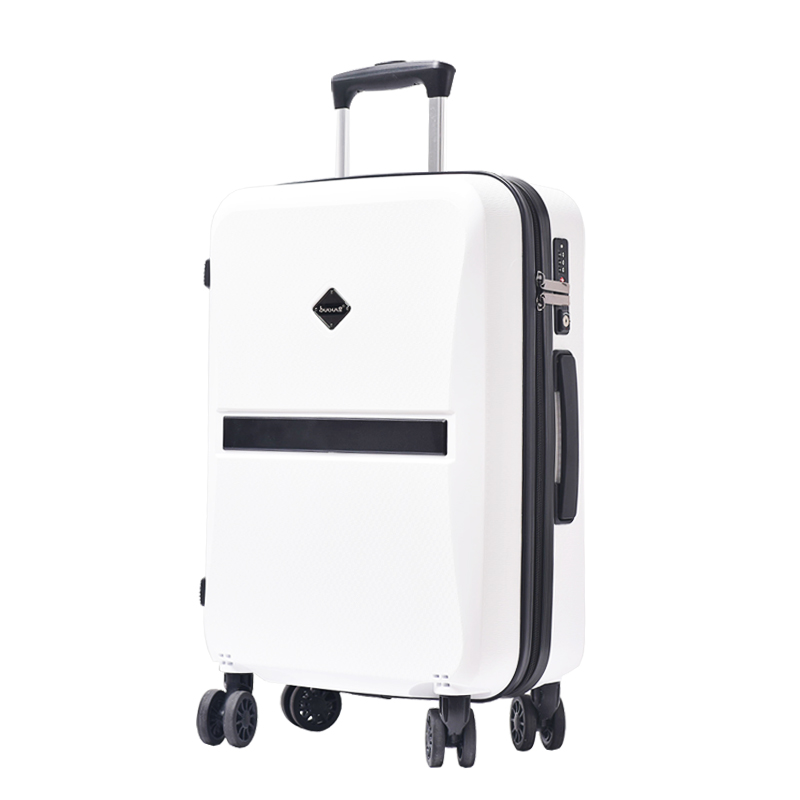 28 inch PP custom large size luggage trolley bag fashion design trolley case wholesale hand carry on luggage for long travel