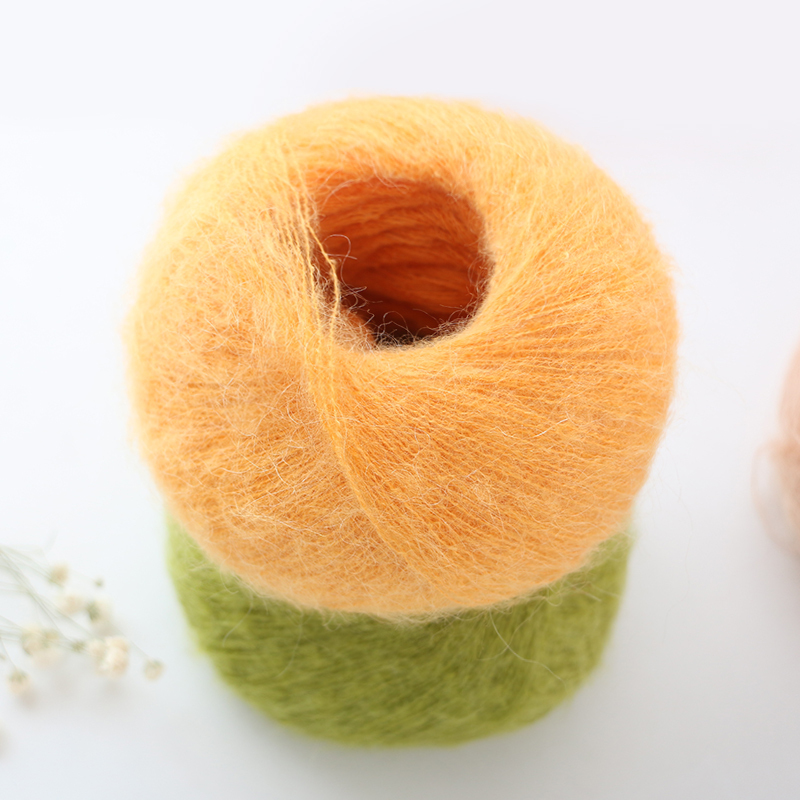 YarnCrafts Baby soft hand knitting Mohair Blended Yarn crochet Spun yarn wholesale