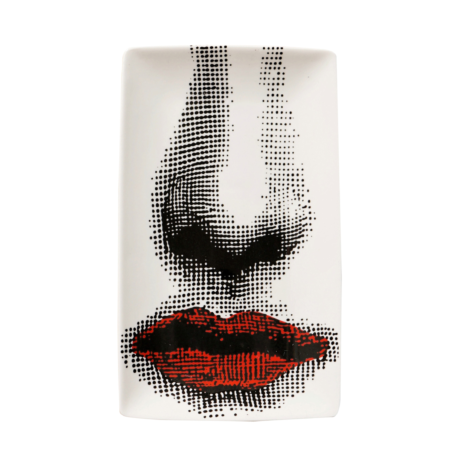 SYLWAN OEM Custom made luxury jewelry trays wall decoration unique face design rectangle plate necklaces trinket square tray