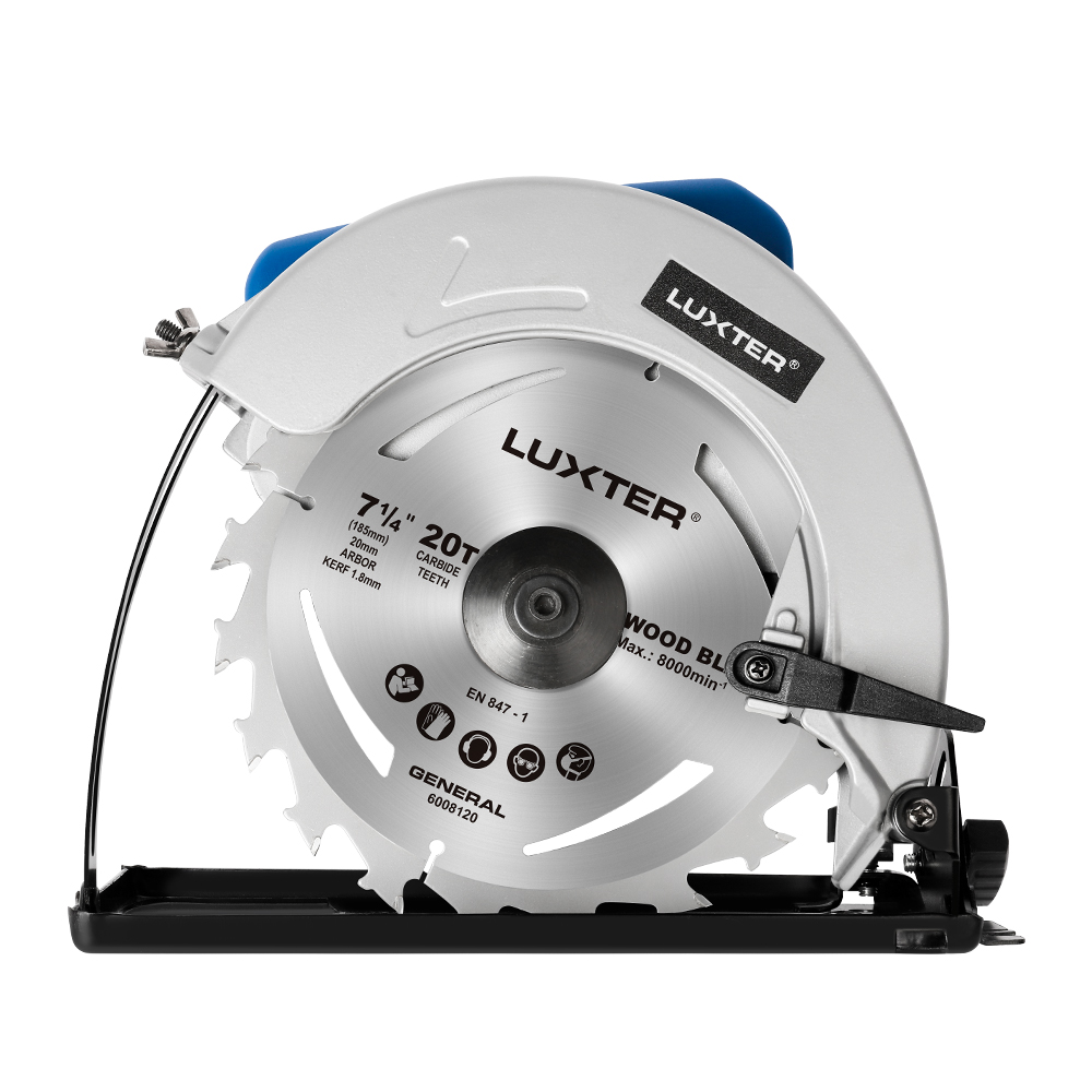 LUXTER 1200W 185 мм/7 ''лезвие электрическая циркулярная пила для резки древесины
