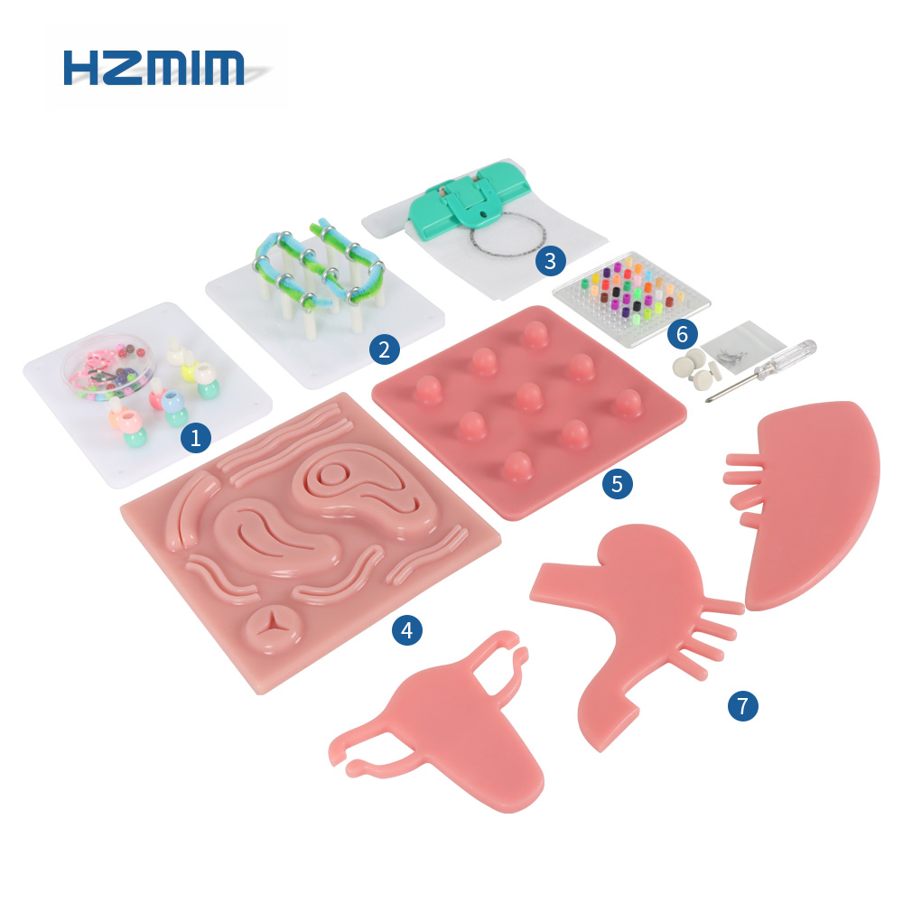 9 Training Modules Accessories For Laparoscopic training surgery
