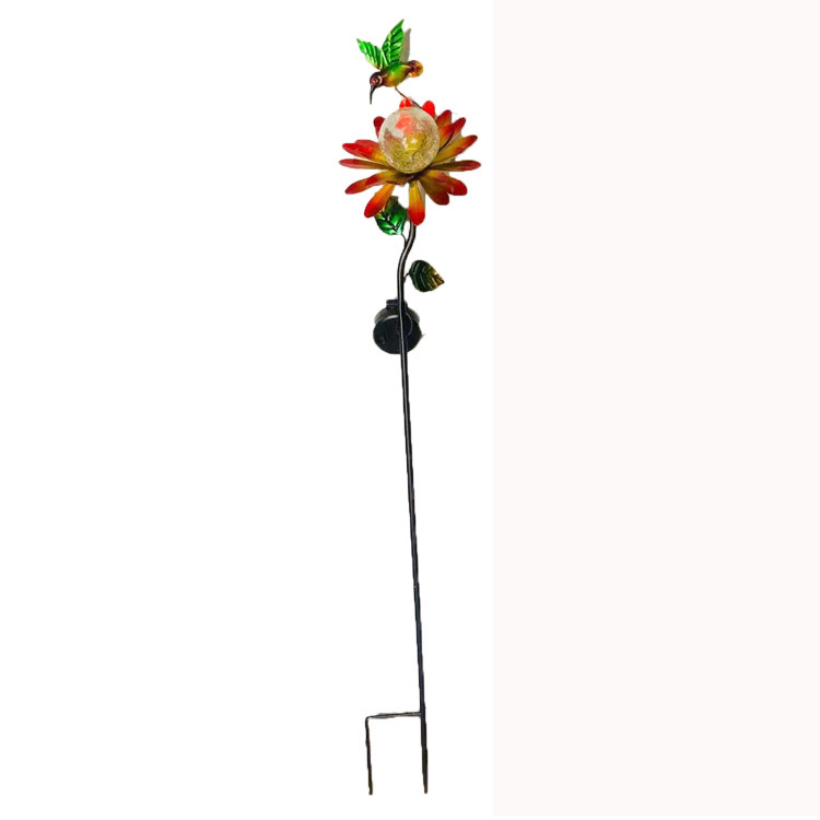 Decorative Plant Guard Bird Yard Garden Stakes Solar Light Decoration Garden Stake Light
