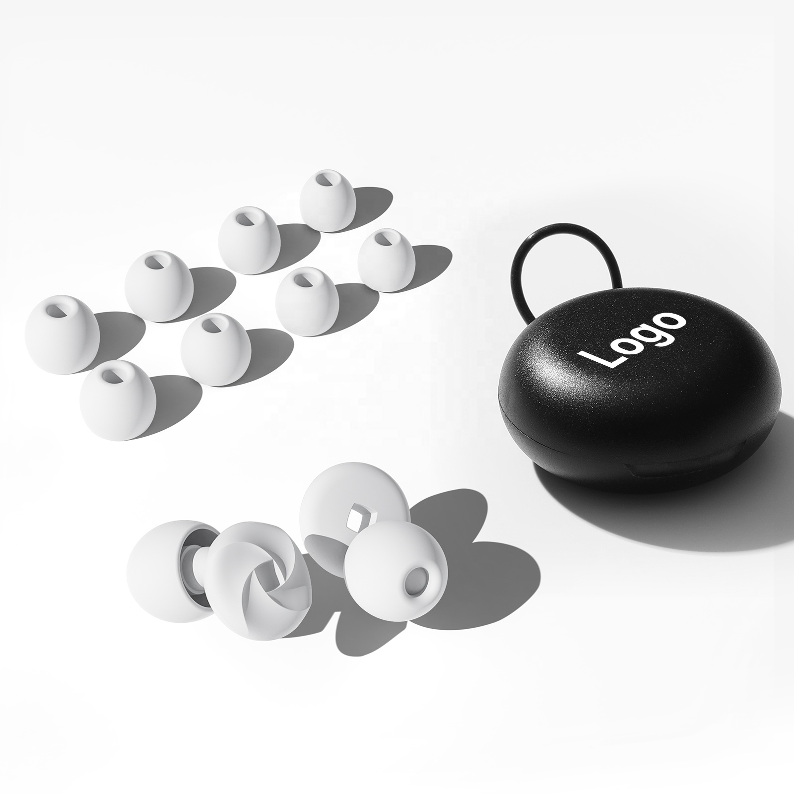 Hearing Protection Sound Insulation Ear Plug Silicone Soft 33dB Noise Reduction Earplugs for sleeping sleep ear plugs