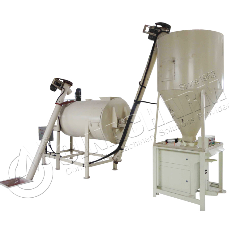 Simple Small Occupation Area Dry Mortar Plant Production Line