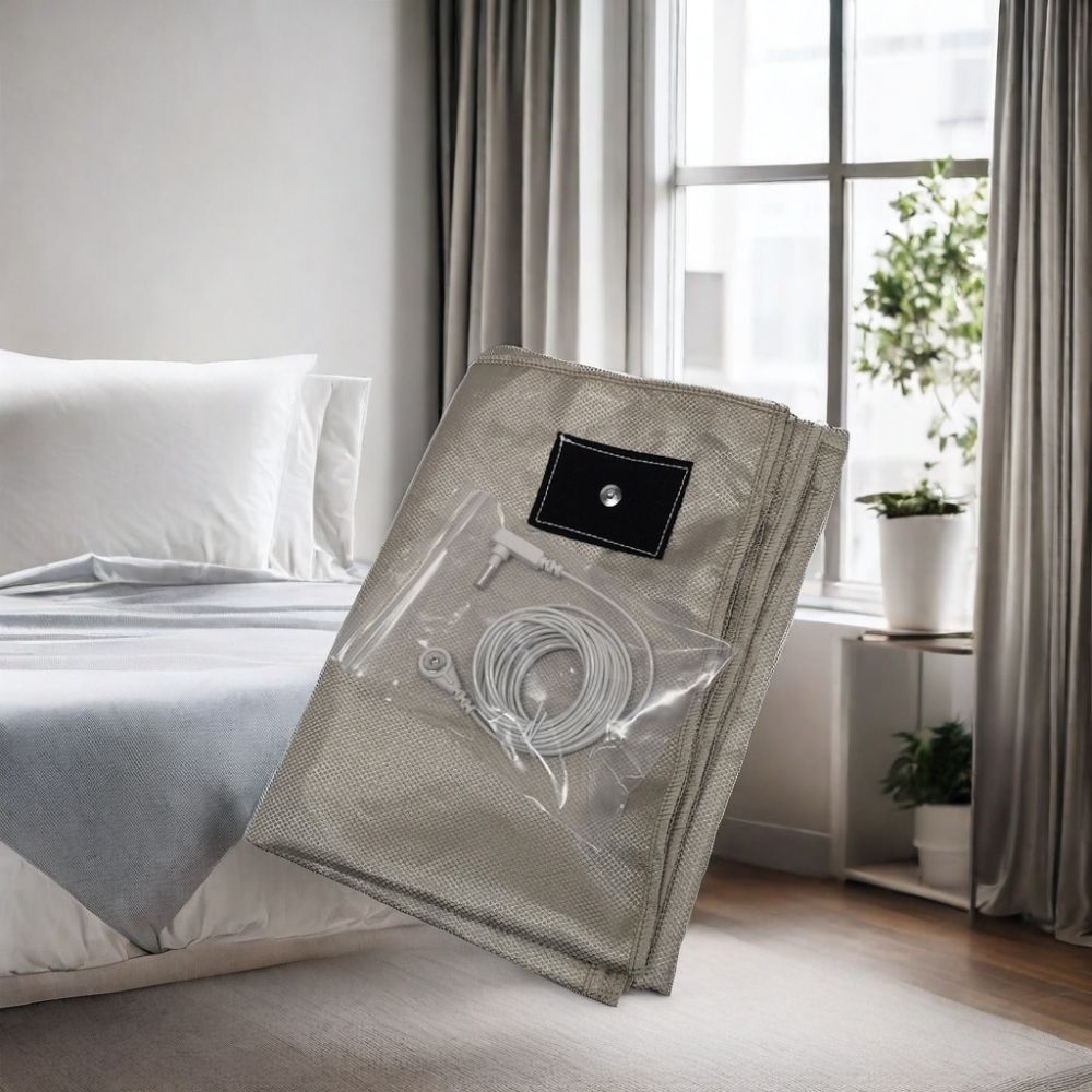 EMF-Blocking Bed Flat Nickel Copper Sheets Grounded Connection for Sleep